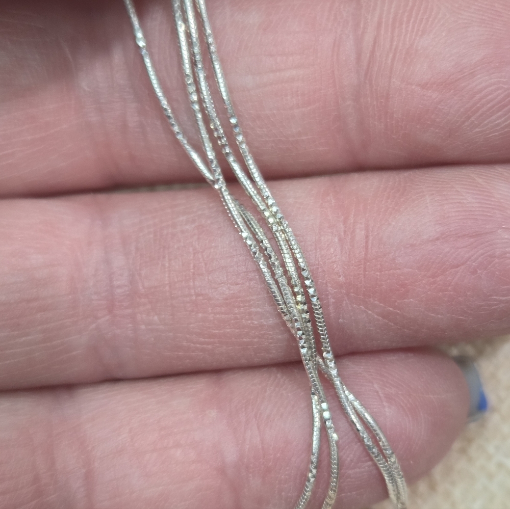 Dainty Morse Code Silver Necklace - image 4